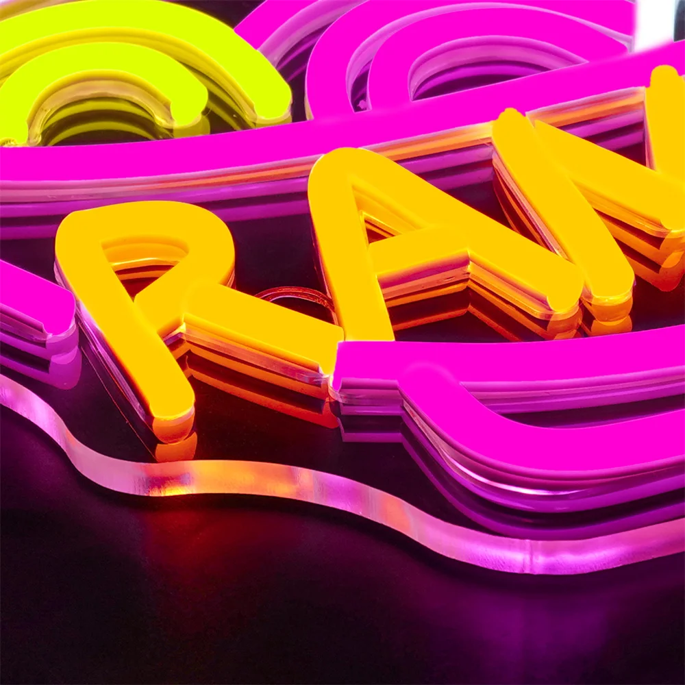 Imagem -03 - Ramen Neon Sign Usb Luzes de Néon Reguláveis para Restaurante Noodle Shop Bar Japonês Cozinha Dinning Room Party Decoração de Parede Empresarial