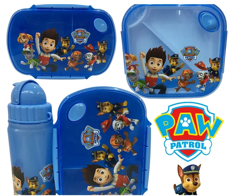 Anime Paw Patrol Lunch Box Healthy Plastic Food Container Children Capacity Camping Picnic Food Fruit Container Storage Box