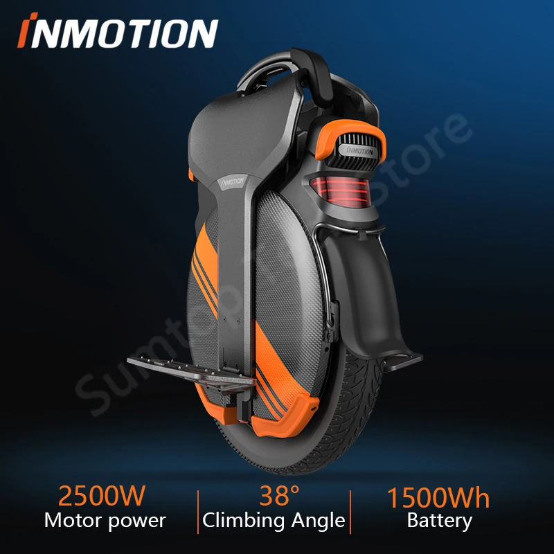 Originele Inmotion V11y Elektrische Eenwieler 84V 1500wh Batterij 2500W Motor Met Hoog Koppel 60 Km/h Topsnelheid 120Km Bereik Smart Euc Wiel