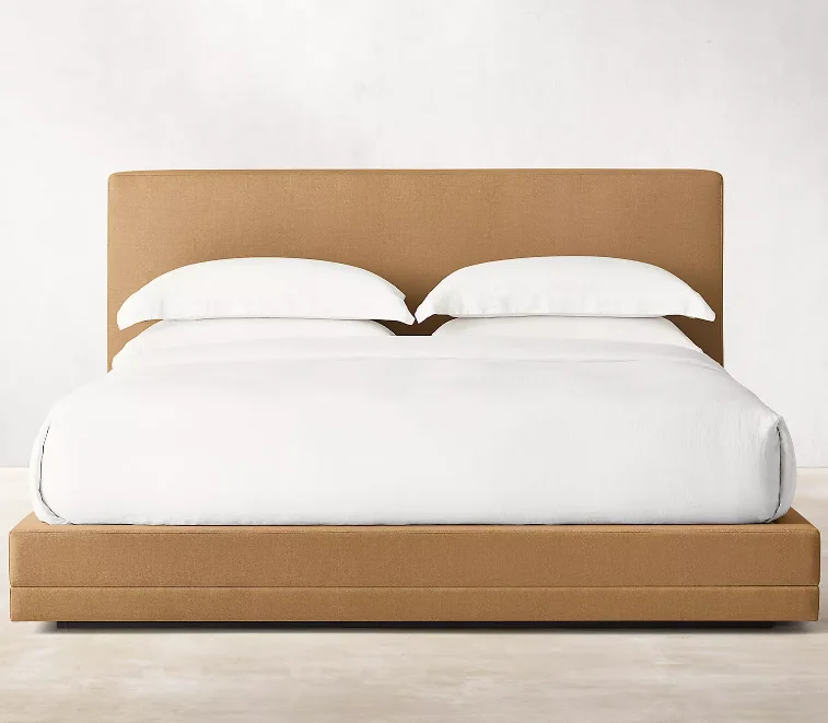 x−Luxury High End Indoor Bedroom Furniture Fabric Wooden Frame Beds for Home Hotel&
