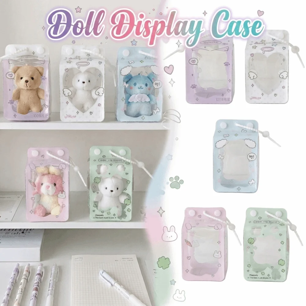 Transparent Display Bag Transparent Design Dust Protection Figure Storage Bag Scratch Protection Portable Display Case