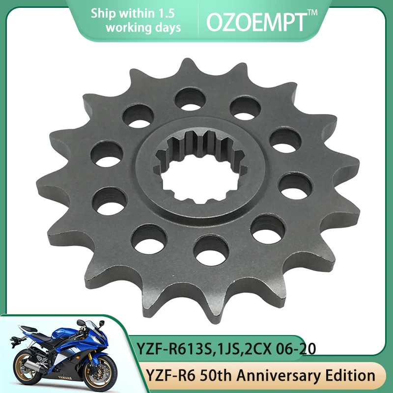 

Передняя Звездочка мотоцикла OZOEMPT 525-16T, применим к YZF-R613S,1JS,2CX 06-20 YZF-R6 50-й юбилейный выпуск