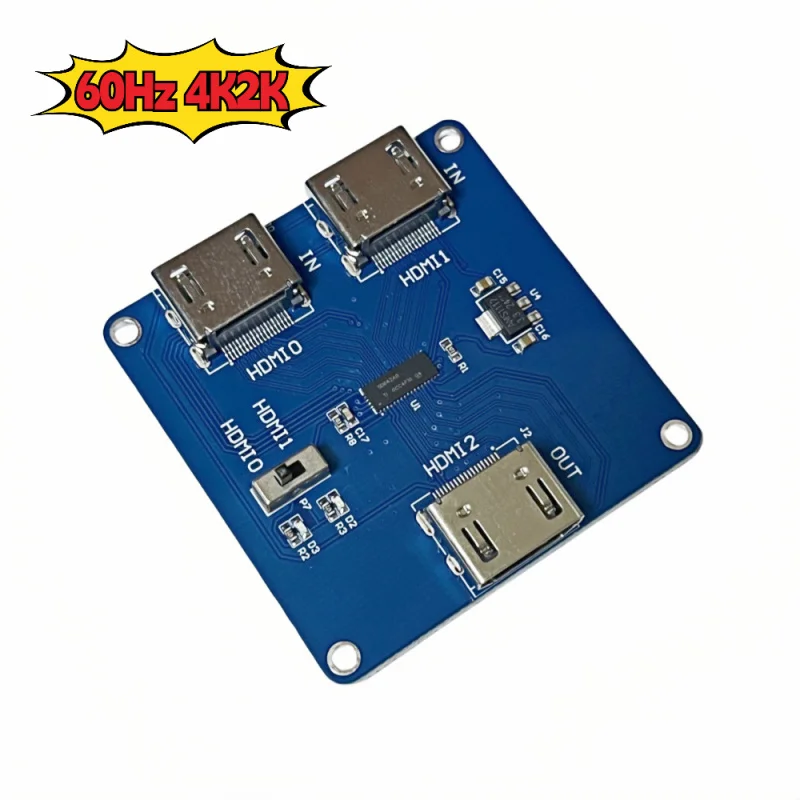 HDMI 2.0 스위처 & 스플리터, 최대 60Hz 4K2K 해상도 지원, 전원 불필요, 듀얼 모드 출력으로 간편하게 전환 가능