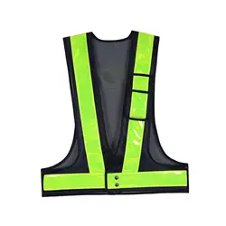 High Visibility Reflective Safety Vest Worker Safety Vest for Traffic Work Night Running Volunteer Runner Construction