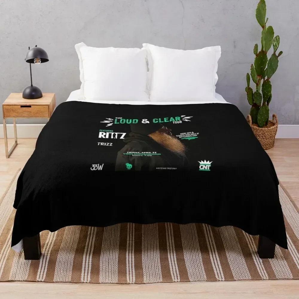 

Rittz The Loud N Clear Pullover Hoodie Throw Blanket Air Conditioner Soft Blanket for Office Home