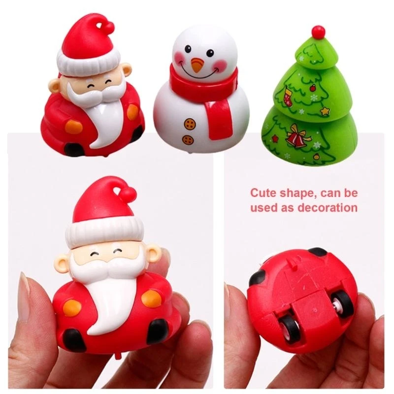 Bộ Playset Xe chạy bằng sát Đồ chơi Giáng sinh Kéo lại Xe Đồ chơi Xe Bộ