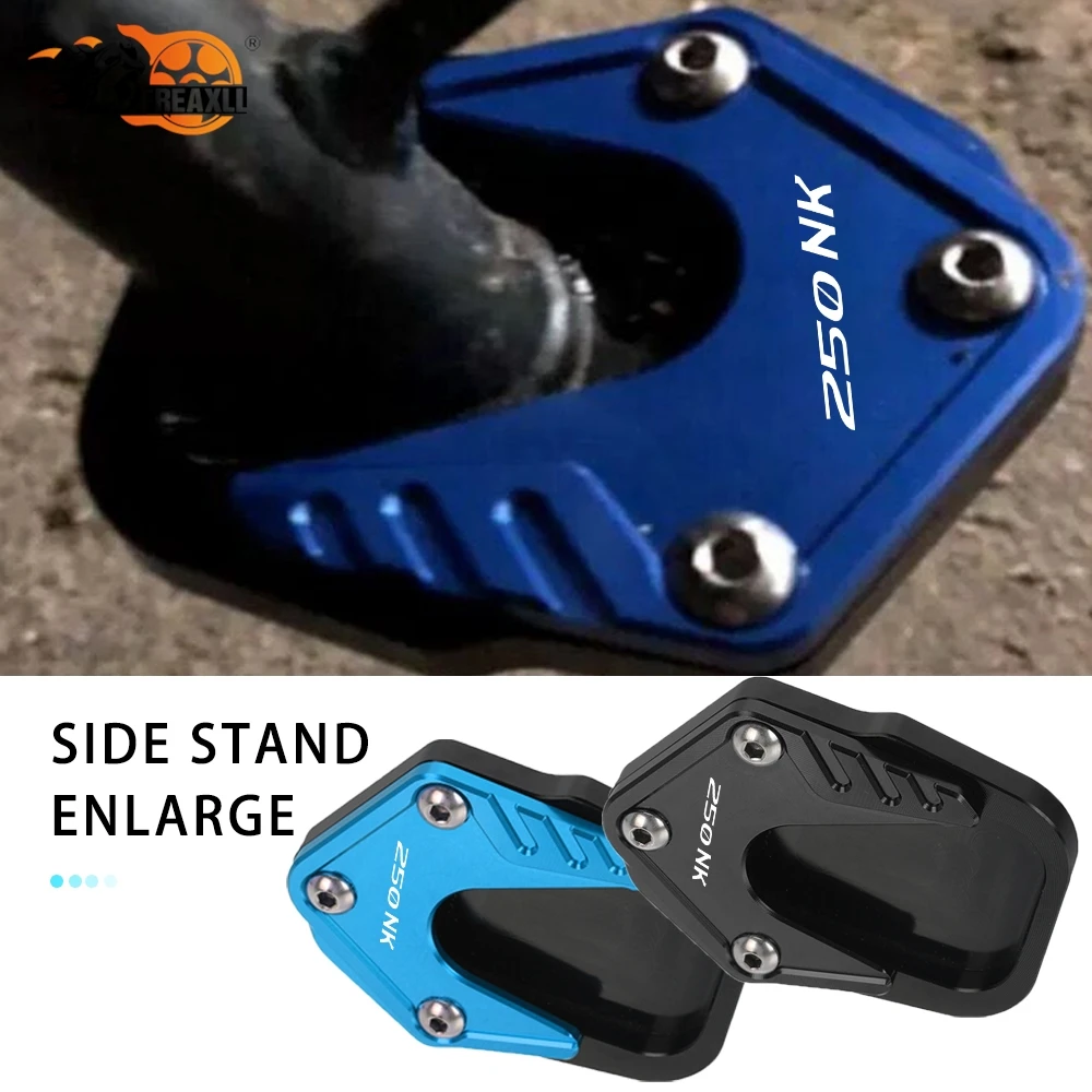 

For CFMOTO NK250 250NK NK 250 NK 2022 2023 Motorcycle Side Stand Pad Plate Kickstand Enlarger Support Extension Accessories
