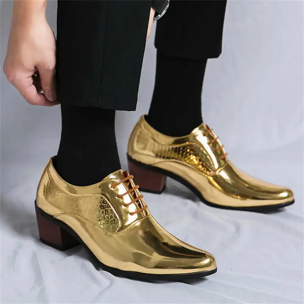 Quinceanera-Chaussures formelles augmentant l'apparence pour hommes, baskets beiges pour hommes, noir, sport habillé, meilleur savoir, luxe