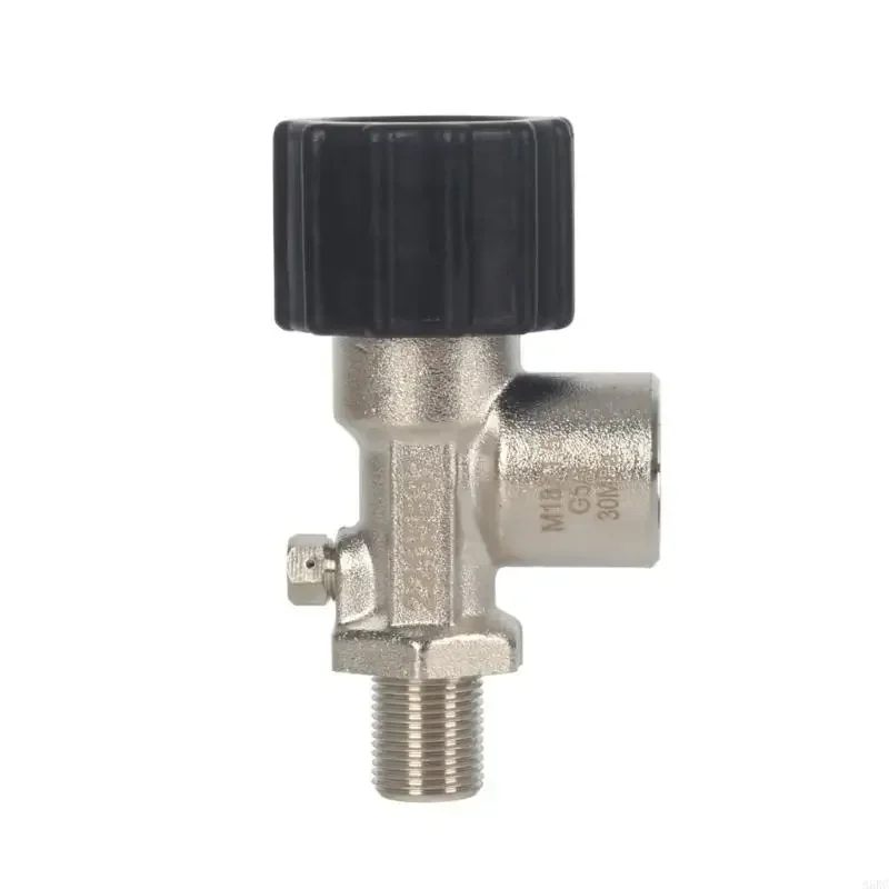 Cylinder Valve Quick Connect Adapter G5/8 (Large) to M18x1.5 (Small), Air Tank Fill Conversion Fitting for Firefighter