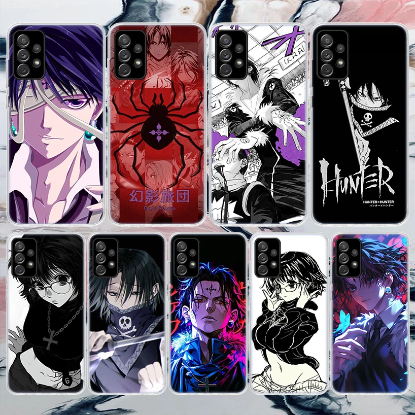 Huner X-Hunters Chrollo Shizuku Soft Phone Case For Samsung Galaxy A16 A15 A14 A13 A12 A55 A54 A53 A52 A35 A34 A33 A32 A25 A24 A