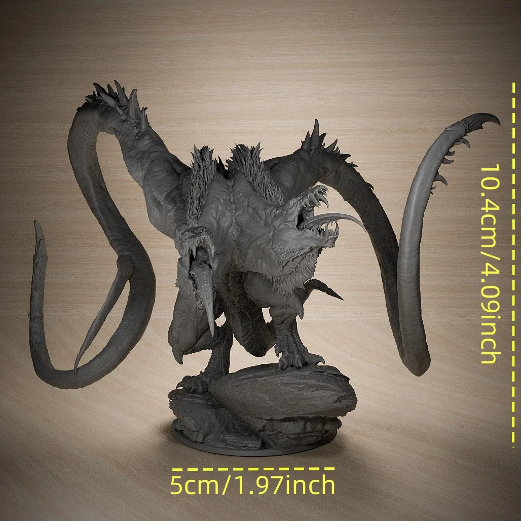 Demogorgon Miniatures 5cm Tabletop Games Model Unpainted Miniatures For Tabletop Games And Role-playing Room Decorations