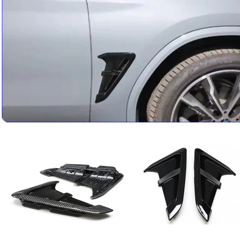 

X3M / X4M Style For BMW X Series X3 G01 X4 G02 F97 F98 X3M X4M Real Carbon Fiber Side Fender Air wing Vent Trim 2019 - UP