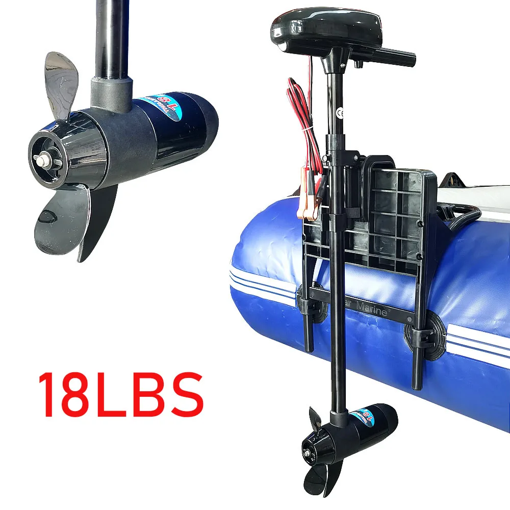 18LBS Electric Trolling Motor Inflatable Boat Engine Propeller Outboard Machine for Fishing Boat Rubber Dinghy Ship Propeller