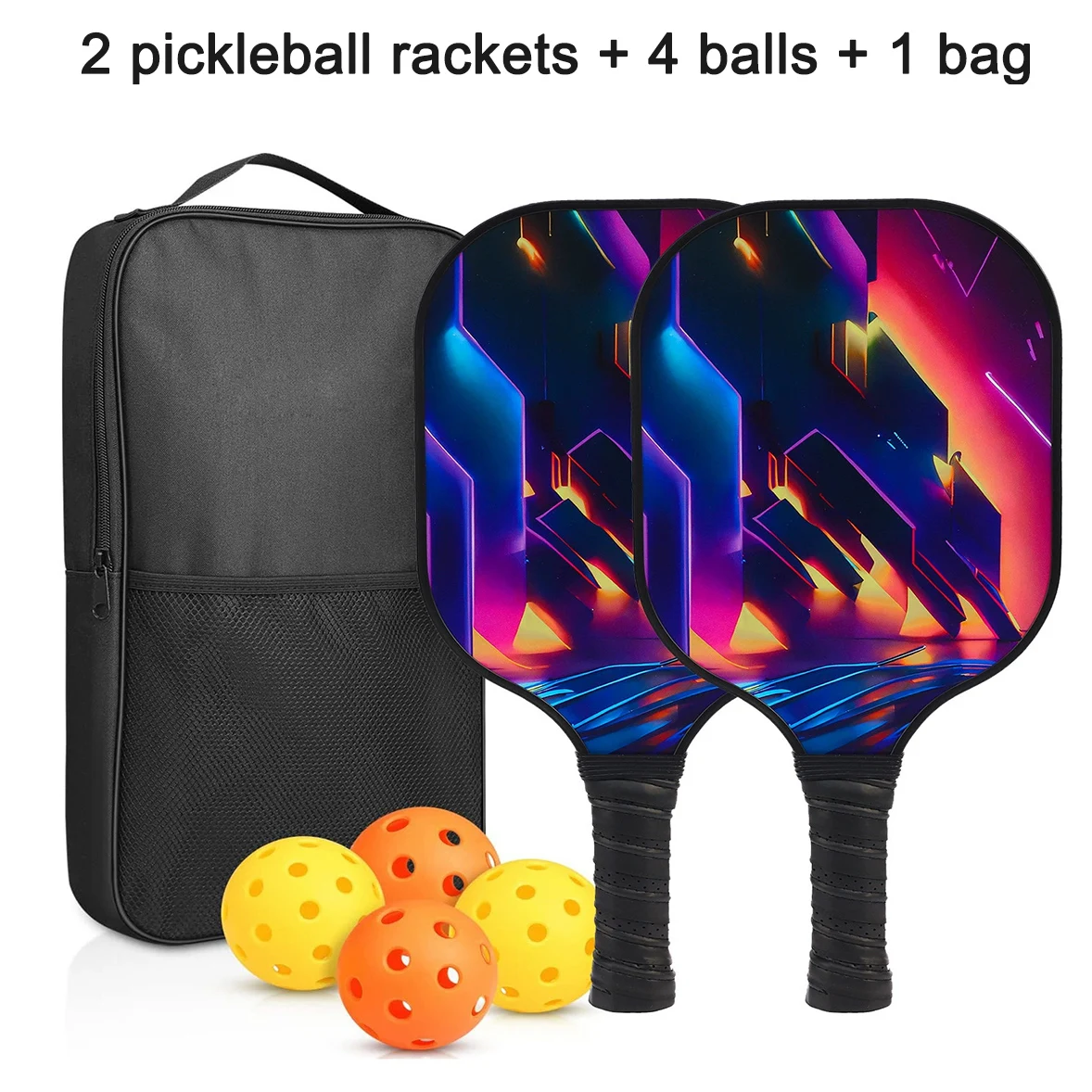 USAPA Pickleball Paddles Approved Graphite Pickleball Set Rackets Beach Tennis Sports Outdoor Pickleball Racquet Cricket Ball