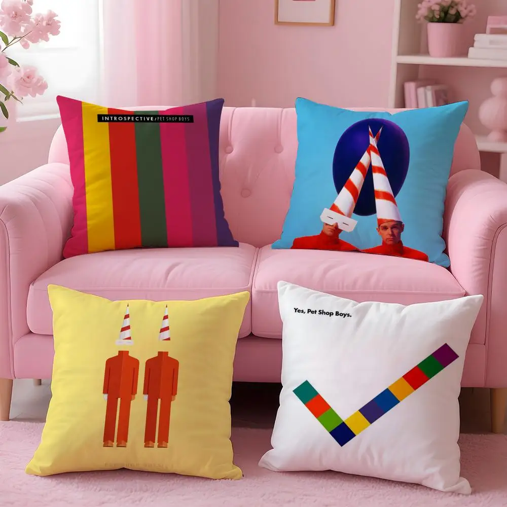 Music P-Pet Shop Boys S Cushion Cover Comfortable Reversible Pillow Cover Ideal for Car Sofa Bedroom & Beyond
