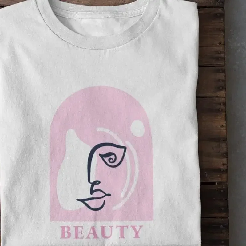 Face Abstract T Shirt One Line Picasso Single Drawing Aesthetic