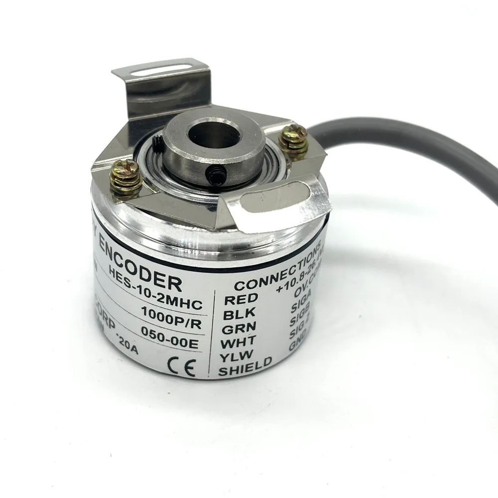 HES-10-2MHC Hollow Optical Encoder Domestic Open Collector Output Resolution 20~ 3600 P/R