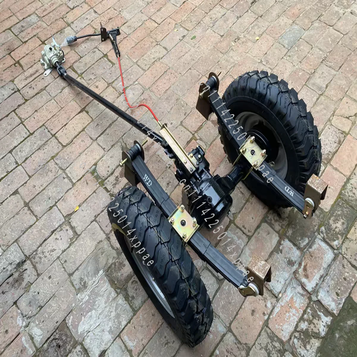 Two-wheel Modified Three-wheel Motorcycle Accessories Reversegearrearleaf Spring Tire Pair Transmission Chain Change Drive Shaft