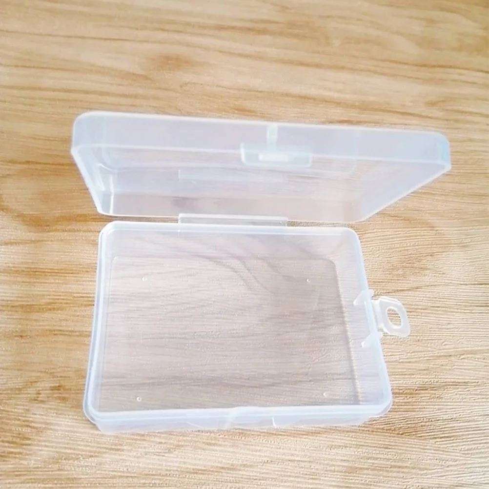 

6Pcs Small Transparent Plastic Storage Box Organizer Case Jewelry Beads Coin Container Mini Box