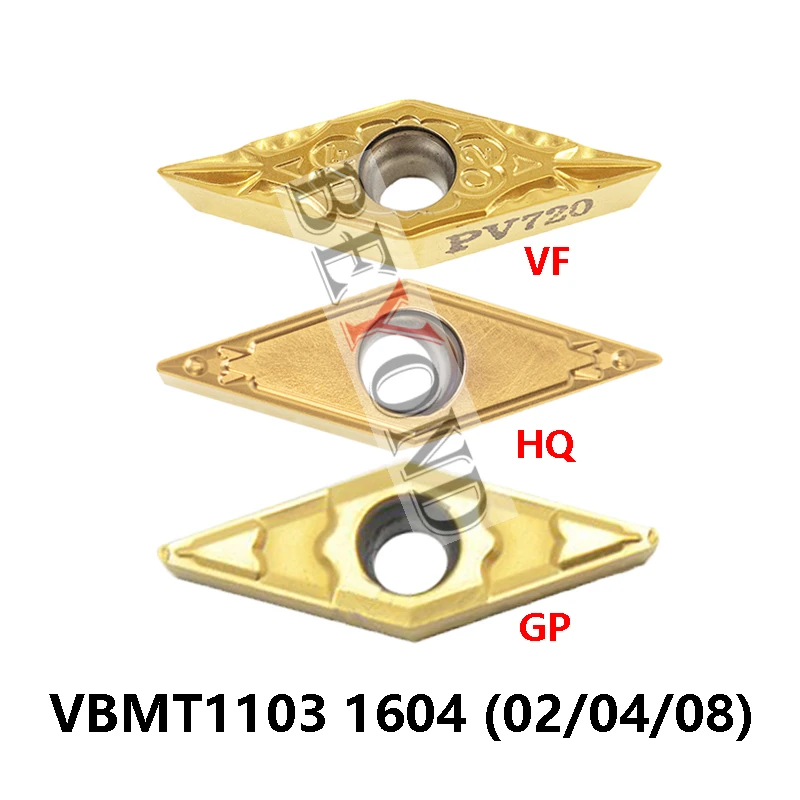 Original Carbide Inserts VBMT110302VF VBMT110304VF PV720 VBMT110304HQ PV7020 PV90 VBMT110304GP VBMT VBMT110302 VBMT160404 HQ VF