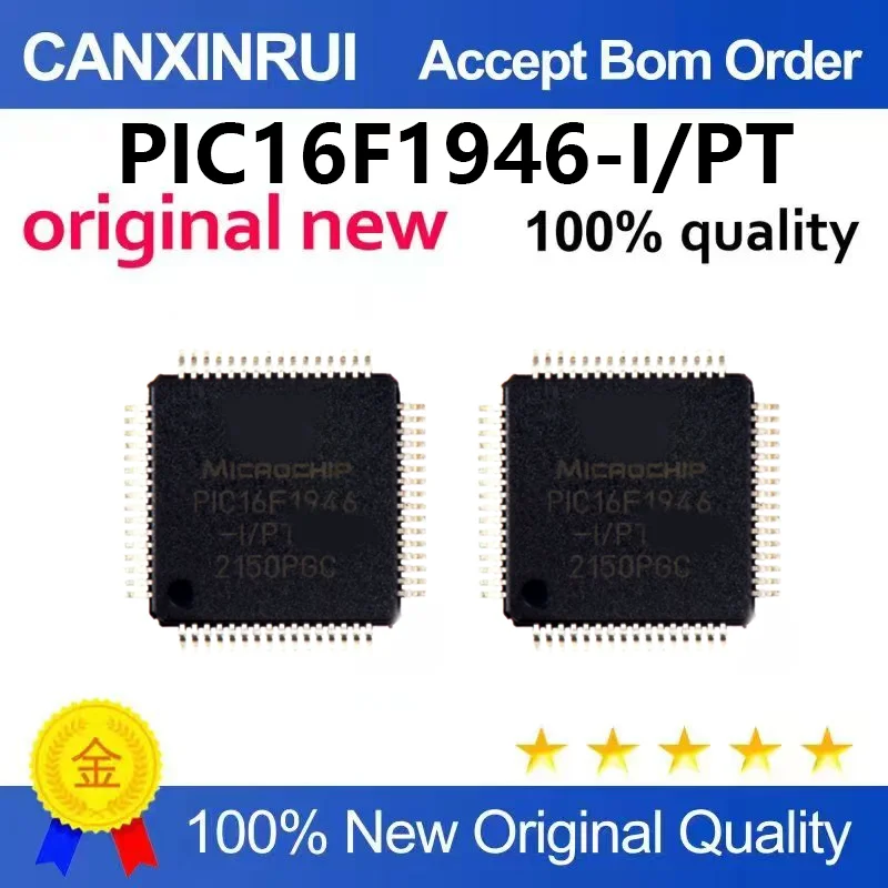 （5pcs-100pcs）Original genuine PIC16F1946-I/PT PIC16F1946 TQFP-64 microcontroller chip