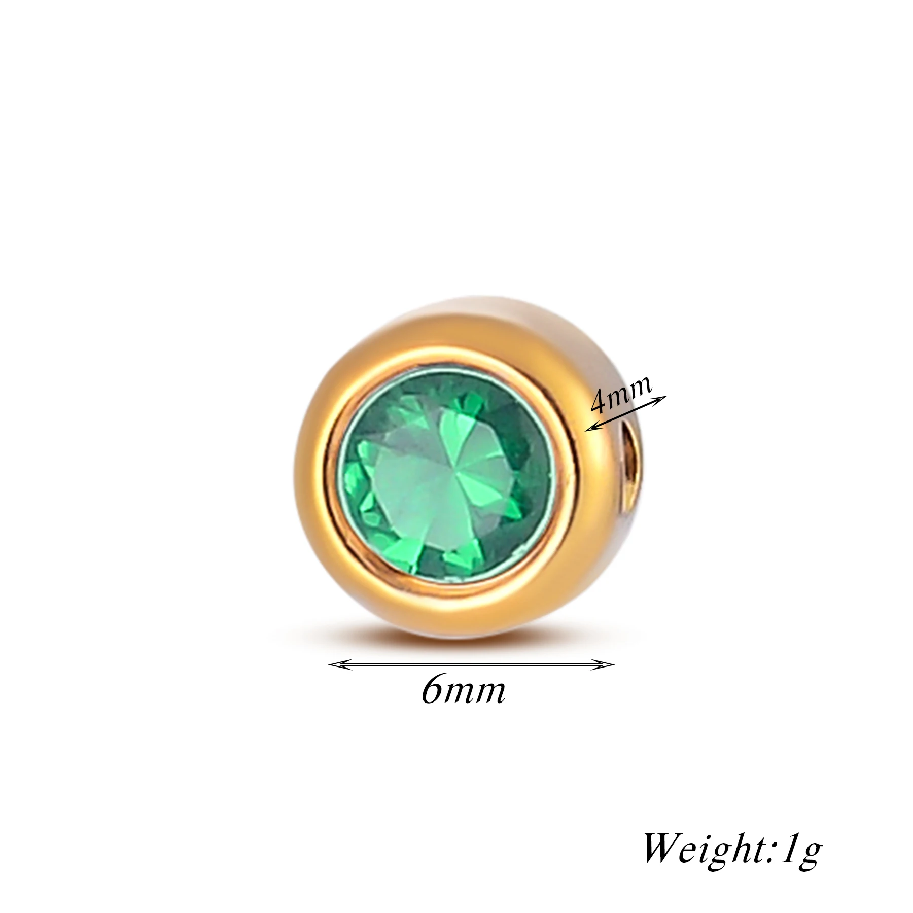 10 قطع الأزياء سحر حجر الراين الزركون الخرز الفولاذ المقاوم للصدأ قلادة سوار أقراط قلادة صنع اللوازم اليدوية