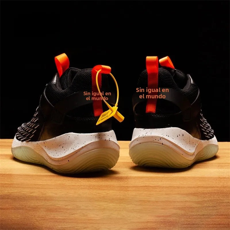 Zapatillas de baloncesto Voit para hombre, zapatillas deportivas antideslizantes de caña alta con tecnología Bounce y sistema...