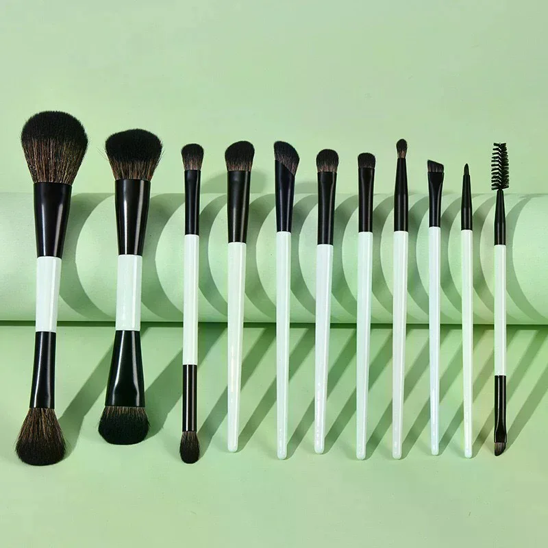 1/3/6/10 قطعة فرشاة وجه كريم أساس مزدوجة الأطراف احترافية لمزج ظلال العيون وخافي عيوب مستحضرات التجميل وأدوات مكياج أحمر الخدود #2