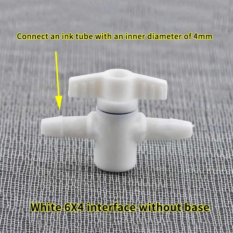 2/8PCS Plastic 2 Way Ink Valve Two Ways For UV Printer Flora Xuli Roland Aifa Ink Tube Switch CISS System Manual Valve