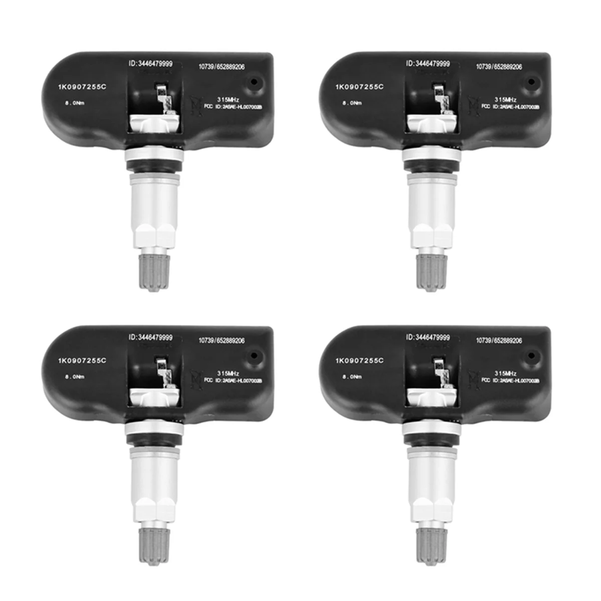 أجهزة استشعار نظام مراقبة ضغط إطارات السيارة مستشعر TPMS لأودي A3 A4 A5 فولكس فاجن CC 1K 0907253 ه 1 ك 0907255 ج 1 ك 0907253 د، ب #3