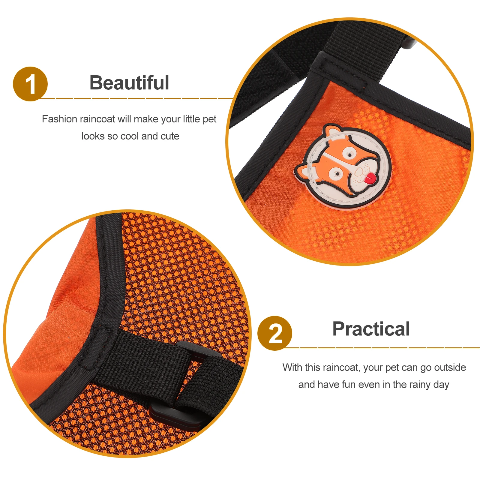 

Waterproof Clothes Raincoat Dog Pet Coats for Dogs Thin Section Raincoats