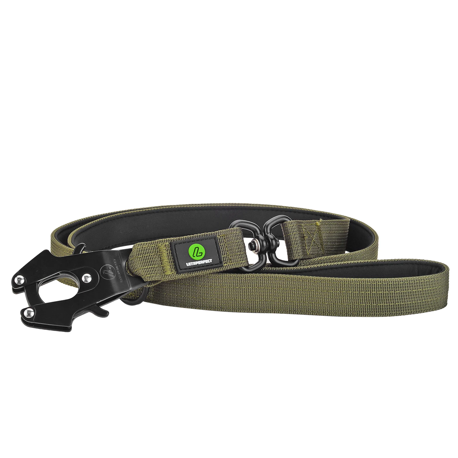 Dog Leash Set K9 Tactical With Handle Military Duarable Nylon Pitbull For Medium Large Walking Training Big Dog Collar