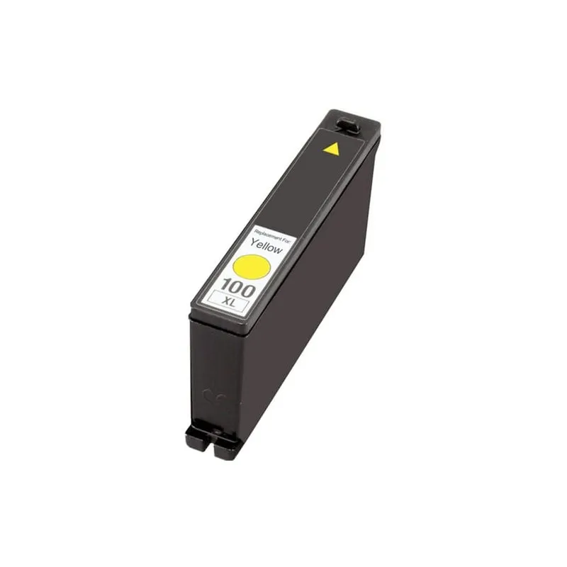 L100XLY yellow Lexmark Premium quality alternative ink cartridge replaces a 14N1071 n ° 100XL and XL100XLYCP imprimirbien.com