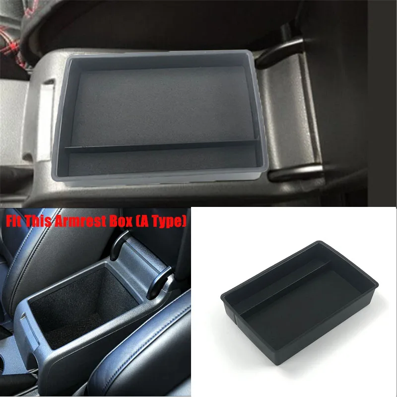 Car Styling Accessories Dedicated Central Armrest box Storage Tray Glove Box Pallet Case For For Volkswagen Jetta MK6 2012-2018