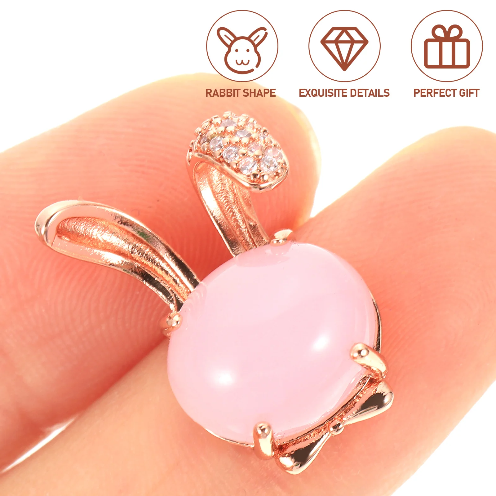 

Pendant Cute Charms Bracelet Making Animal Necklace Pendants Bunny Jewelry