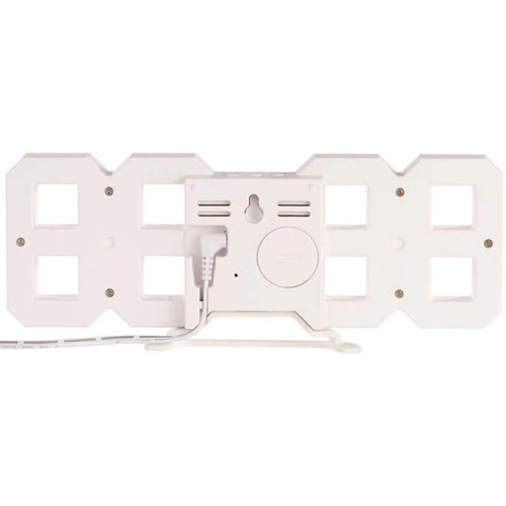 

3D Led Digital Wall Clock Brightness Adjustable Super Bright Easy To Read Huge Numbers Modern Home Decor Timer For Bedroom