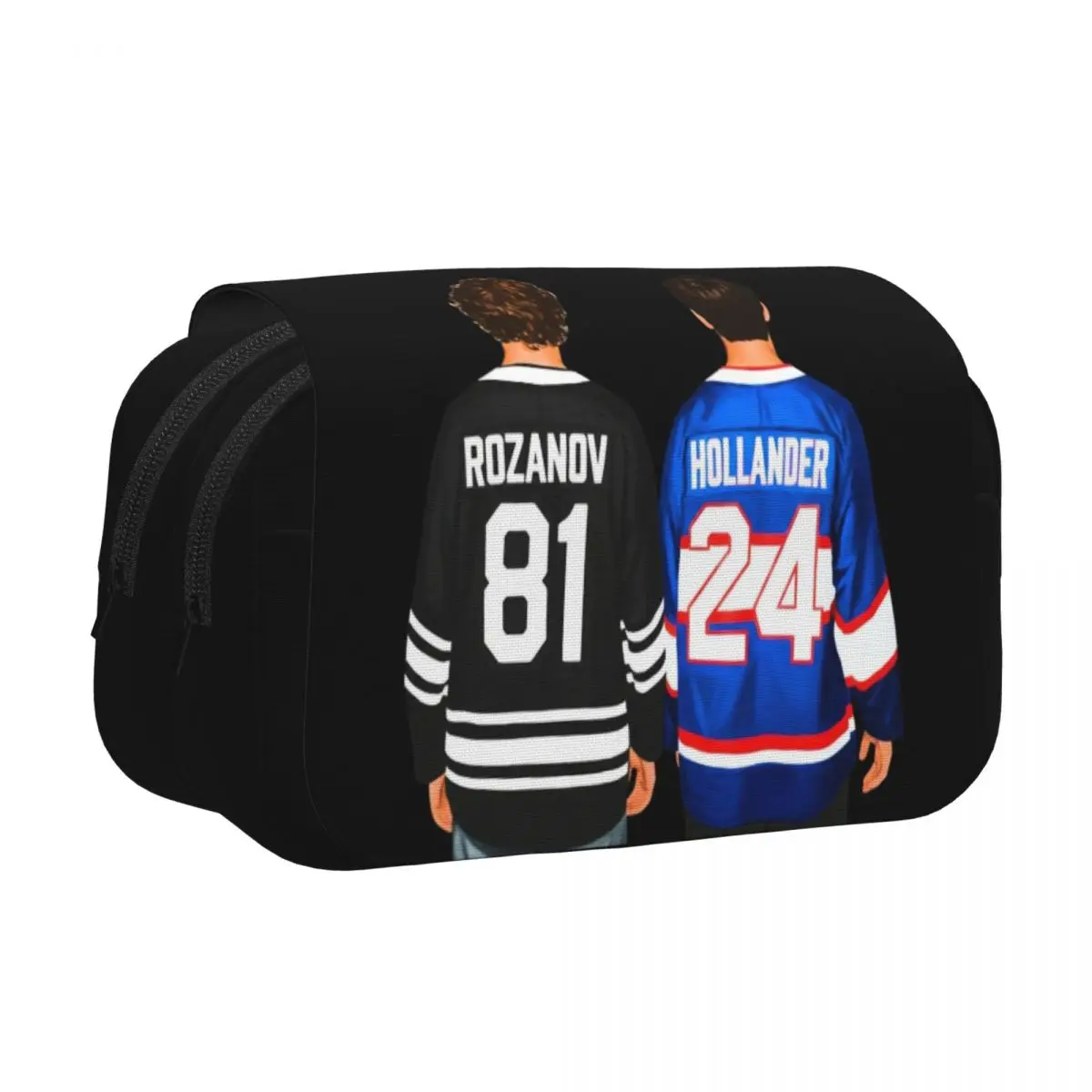 

Double Clamshell Pen Case Shane & Ilya Back Heated Rivalry Pencil Pouch Pen Box Bags Students School Zipper Stationery