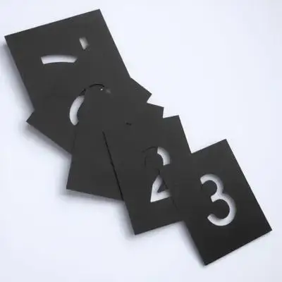 

Набор из 10 толстых пластиковых трафаретов с цифрами, большой размер, полый дизайн, легко моются, многоразовые трафареты для рисования на дереве, ткани, бумаге, для рукоделия