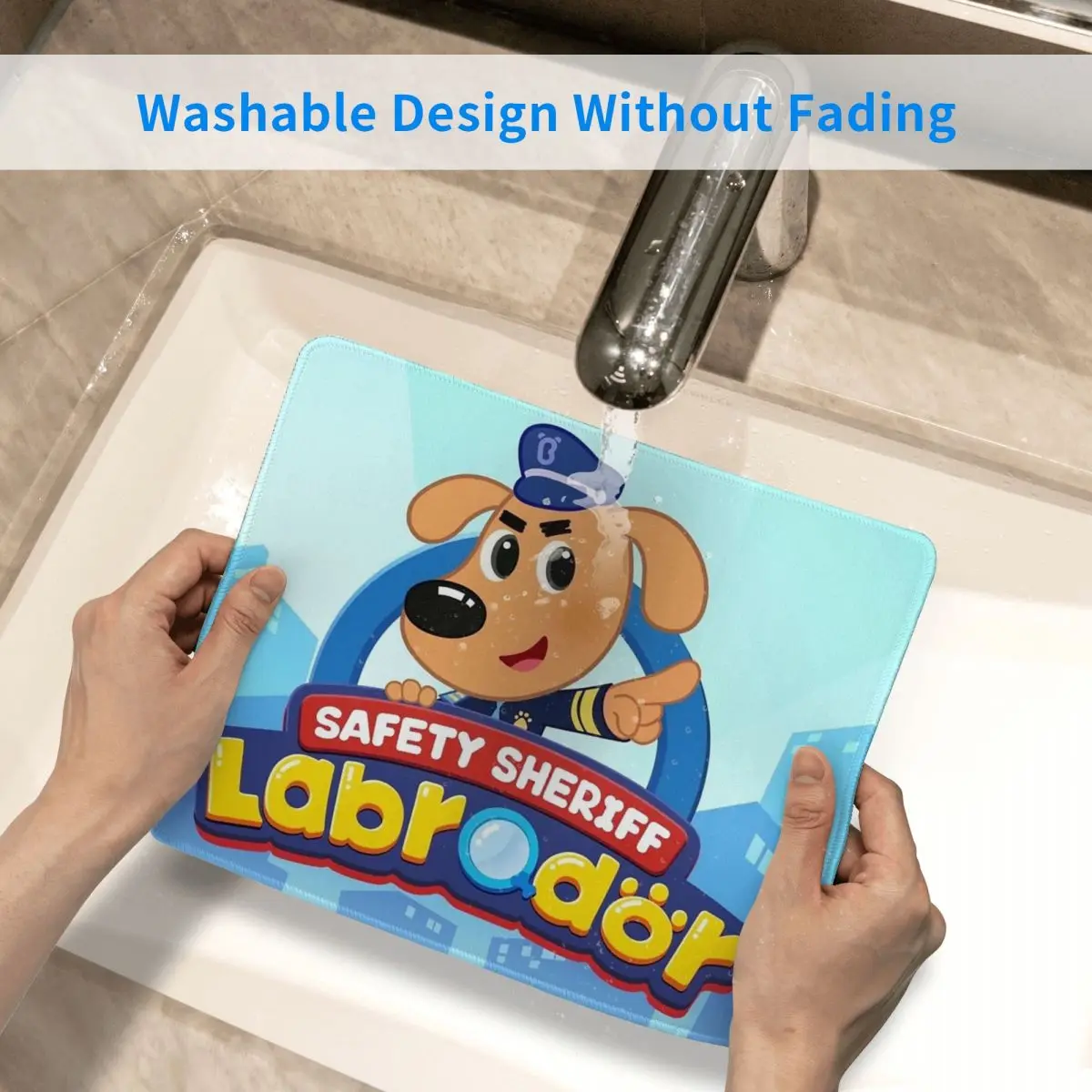 Alfombrilla de ratón Sheriff Labrador, alfombrilla para teclado de ordenador, alfombrilla para ratón, Gamer, PC, portátil, escritorio, accesorios de oficina, alfombrillas para mesa