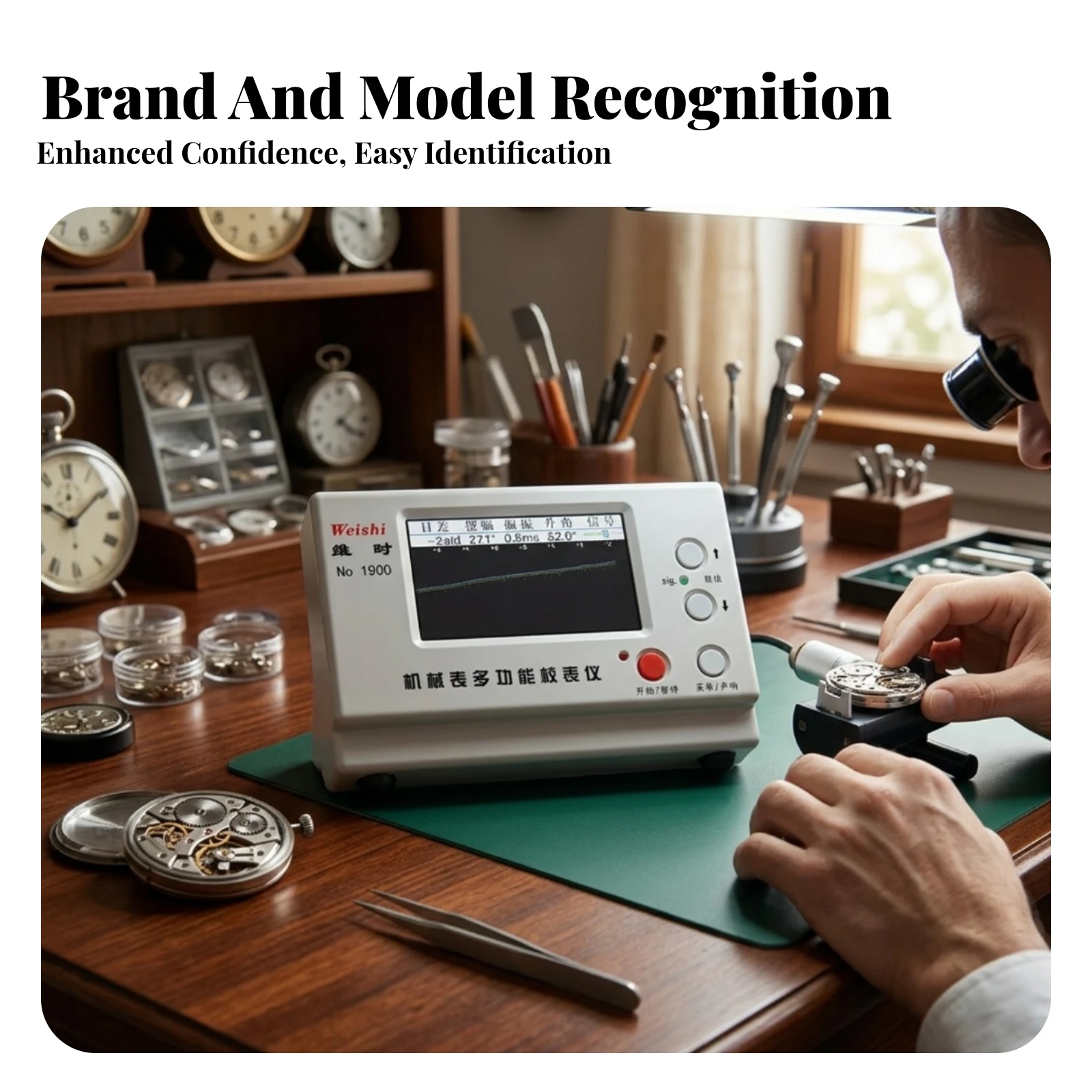 Electronics Repair Shop - Mechanical Watch Timegrapher Benchtop Watch Timing