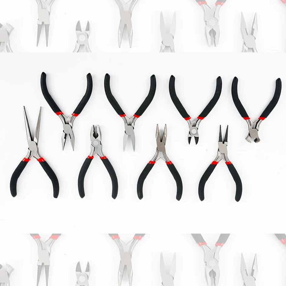 Multifunctional Hand Tools Jewelry Pliers Equipment Round Nose End Cutting Wire Pliers For Handmade Making Accessories 50pcs/lot