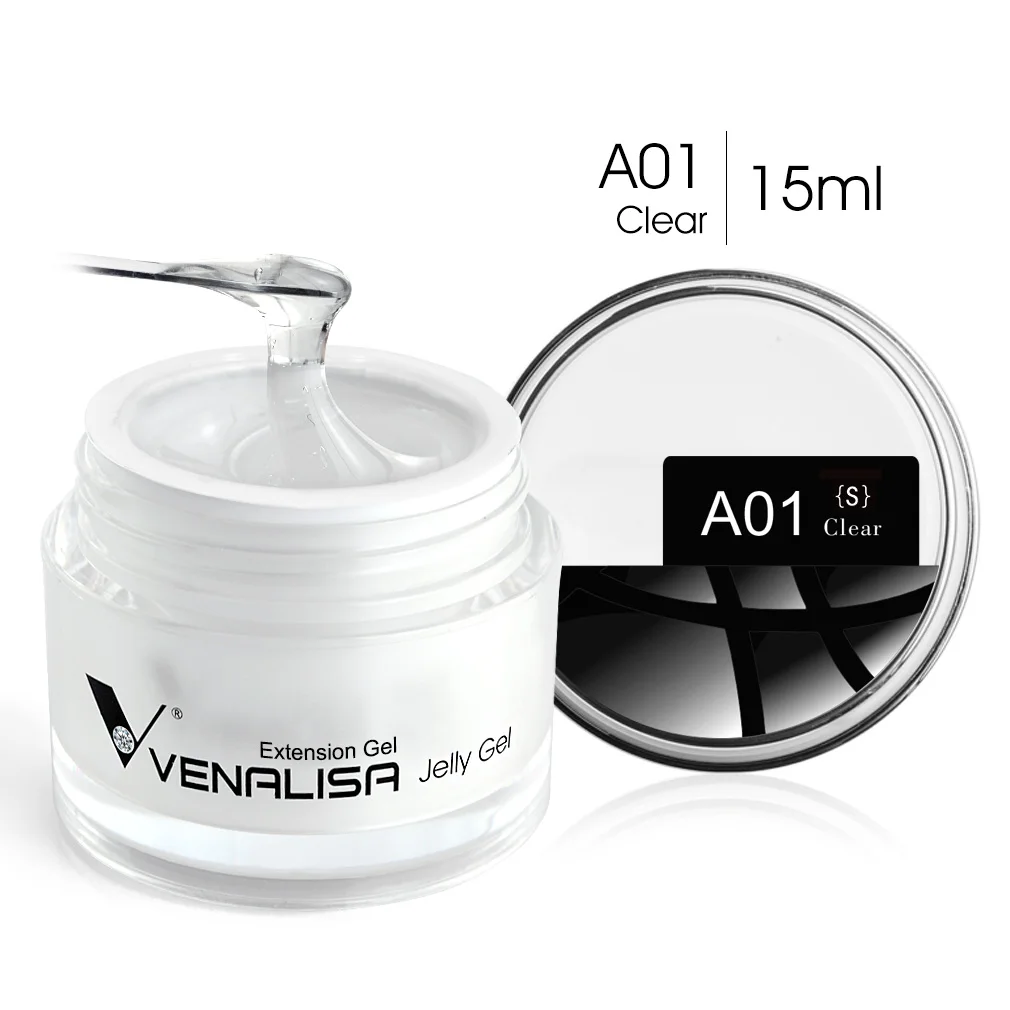 Venalisa 15ml Gelee Erweiterung Nagel Gel 24 Farbe Nagel Verlängern Französisch Gel Natürliche Camouflage Farbe Fibre Galaxy Glitter Verlängern gel