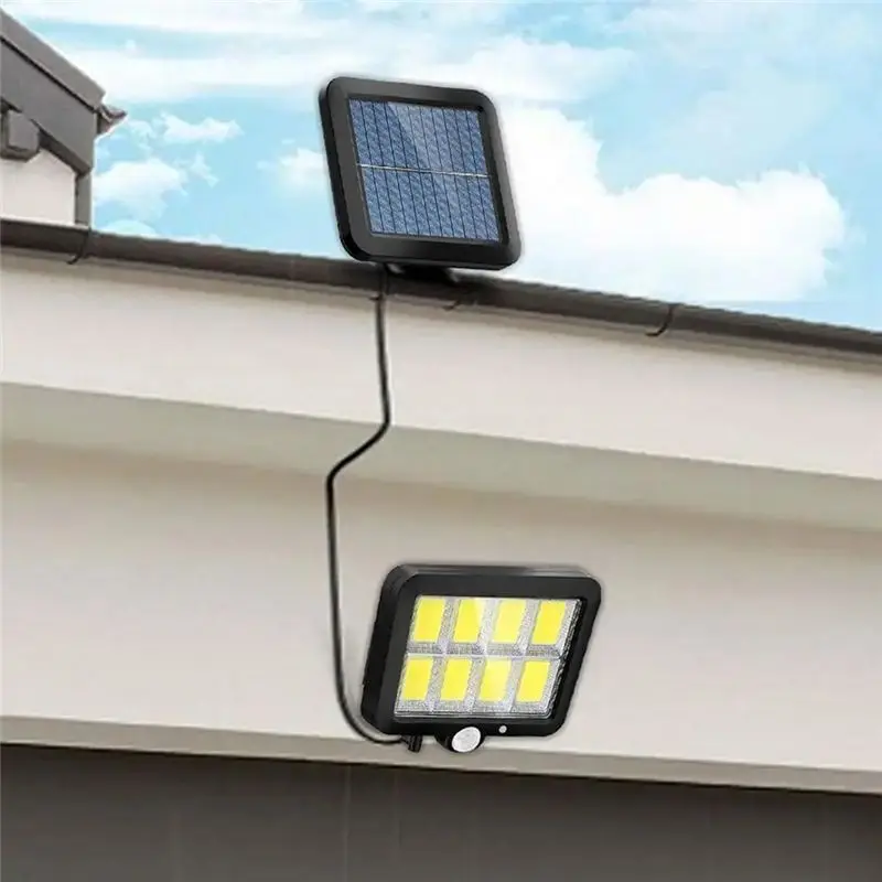 AS60-LED Solar Split Wall Lamp 3 Mode Waterproof Motion Sensor Lamps Garden Street Lighting Solar Lamp For Garden Security