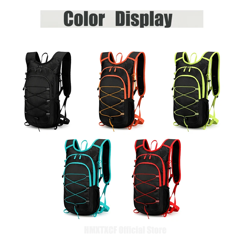 حقيبة ظهر من النايلون المقاوم للماء بسعة كبيرة، حقيبة رياضية خارجية عالية الكثافة للمشي لمسافات طويلة والتخييم والسفر وتسلق الجبال