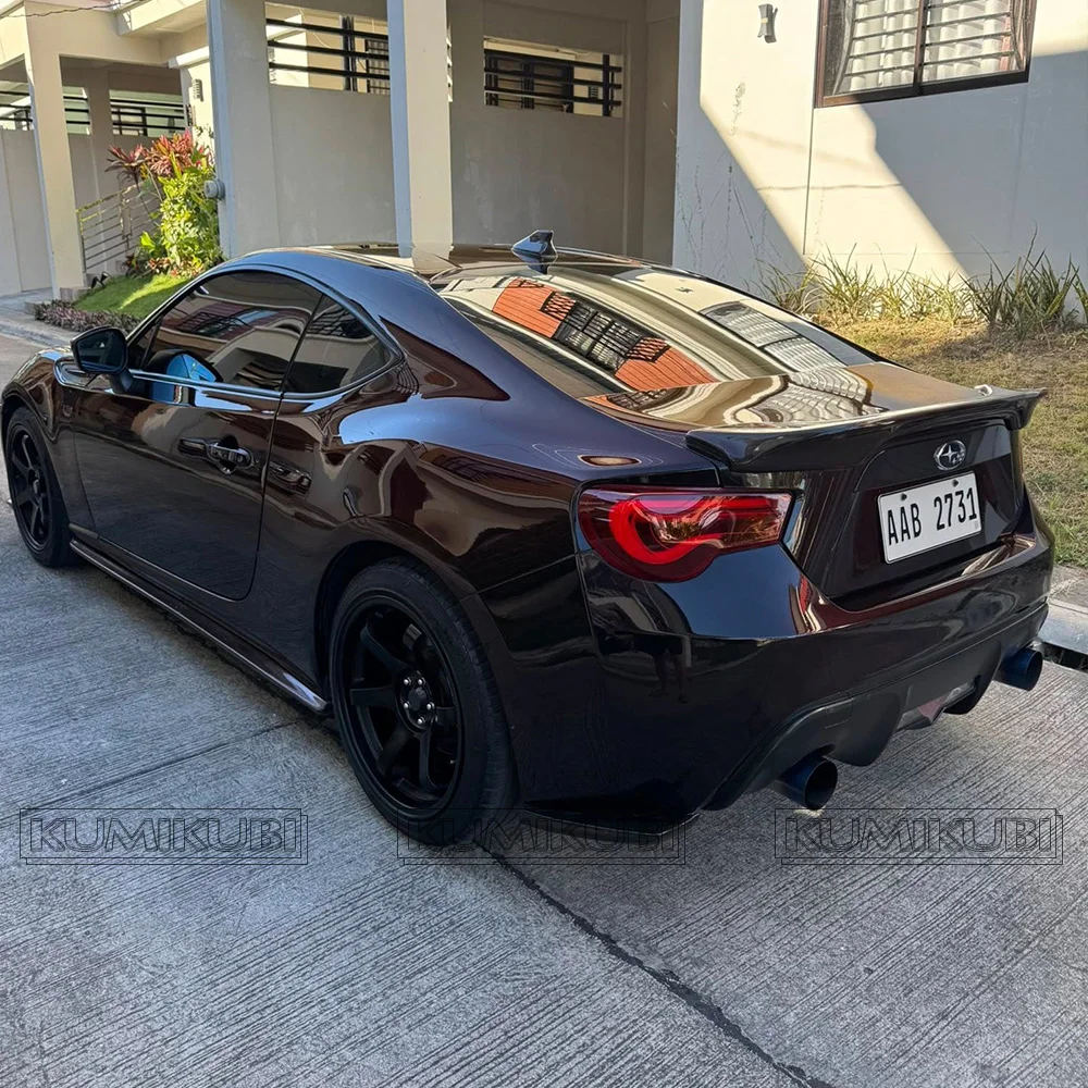 Picture 3: TRD Style Spoilers For 2012-2021 Toyota 86 (ZN6)/Subaru BRZ (ZC6) Gloss Black High Kick Ducktail Boot Spoiler Wing