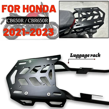 MTKRACING 혼다 CB650R CBR650R 2021-2023 리어 캐리어 러기지 랙, 테일박스 픽서 홀더, 화물 브래킷 테일랙 키트 