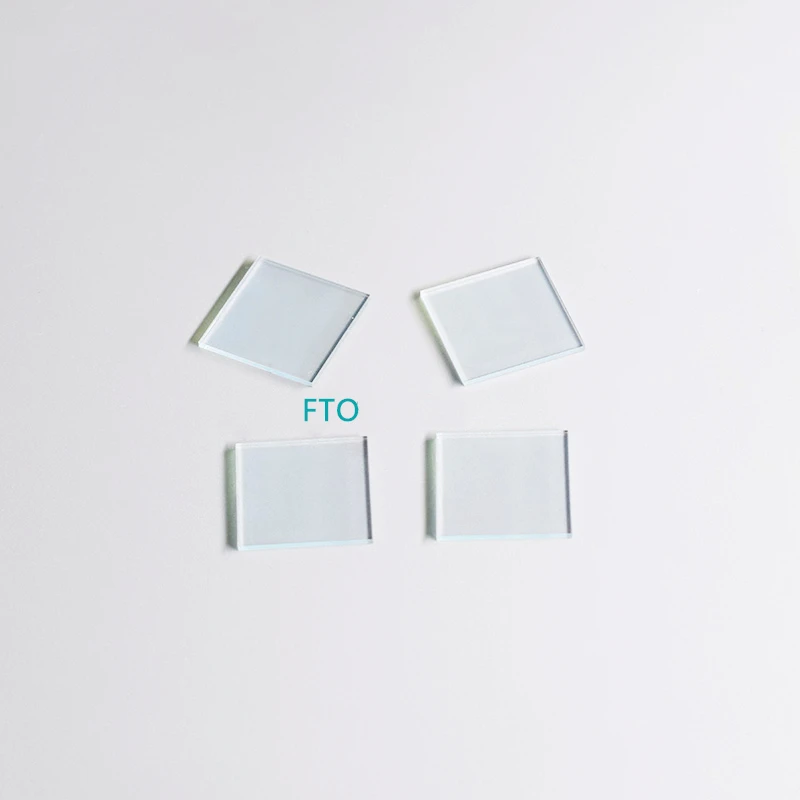 50pcs 14 ohms 20*20*1.6mm FTO conductive glass Lab Transparent Conductive Fluorine Doped Tin Oxide (FTO) Coated Glass