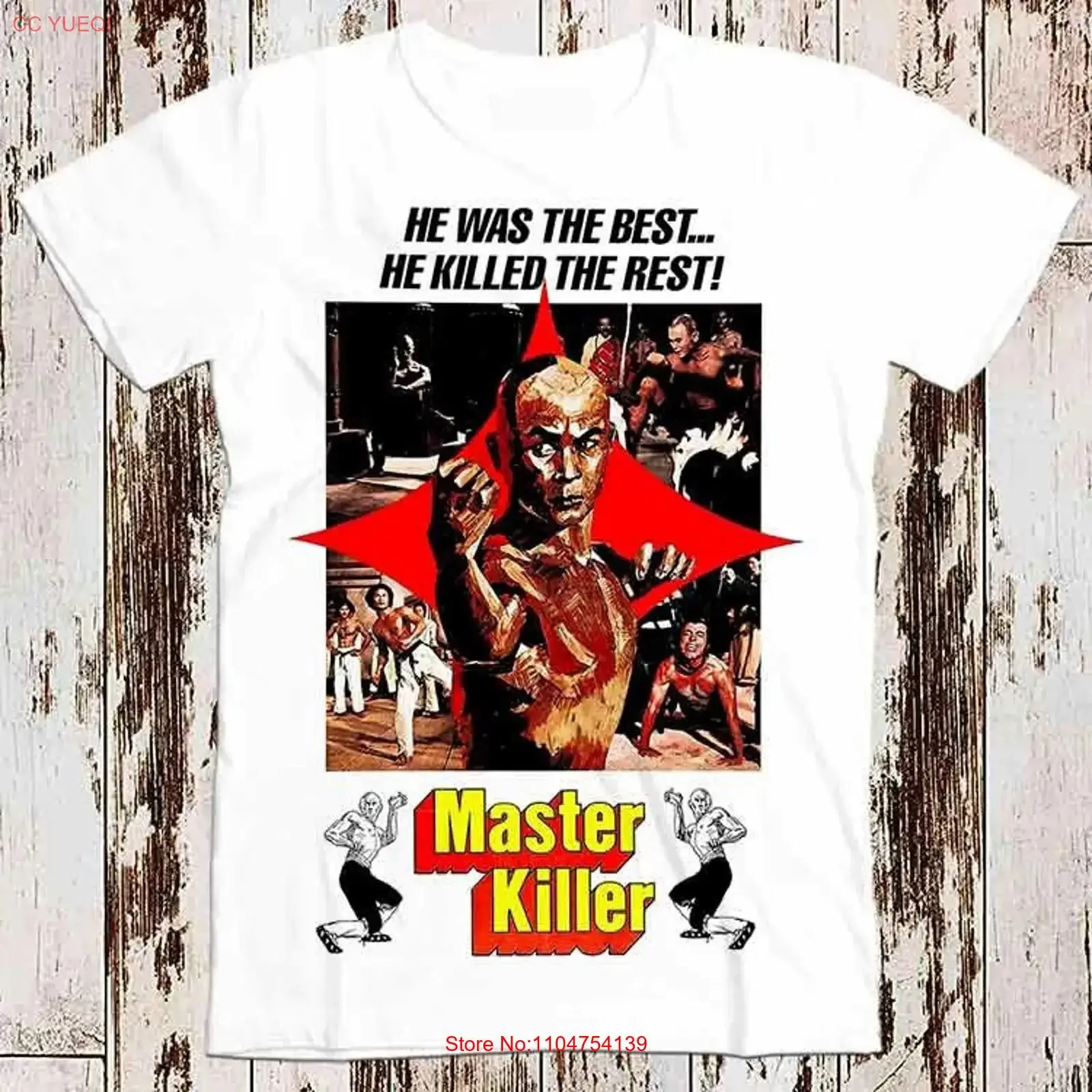 The 36th Chamber Of Shaolin T Shirt 8635 vintage Washed Stylish Versatile fashion streetwear Top For Everyday Wear