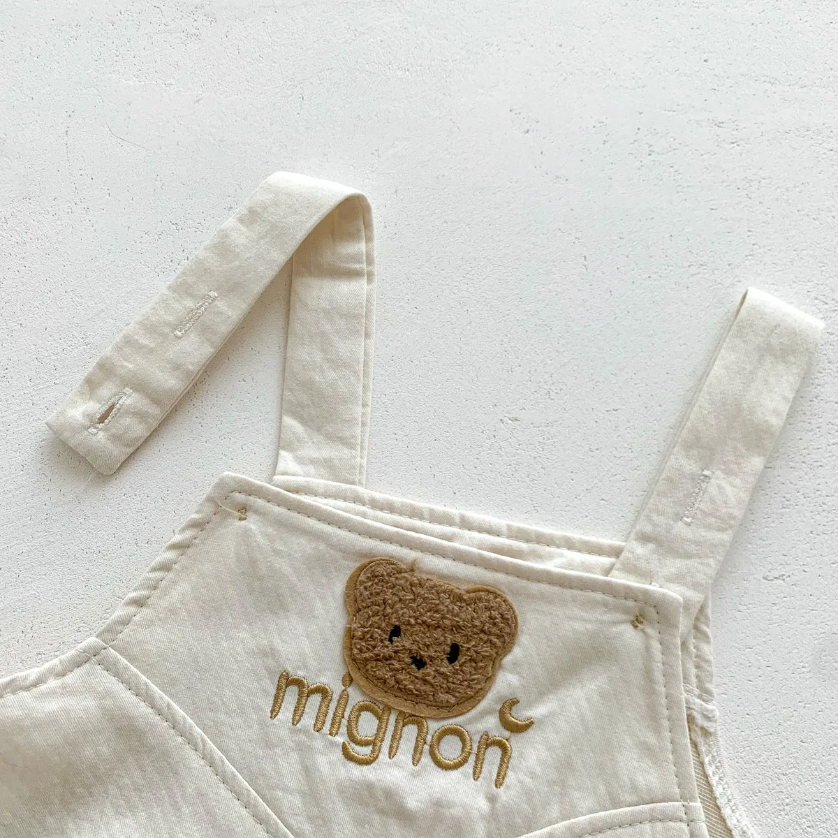 2023 New In Summer Newborn Baby Girls Boys Short Sleeve Solid Color Top T-shirts +cartoon Bear Bodysuits Kid Infant Clothing Set