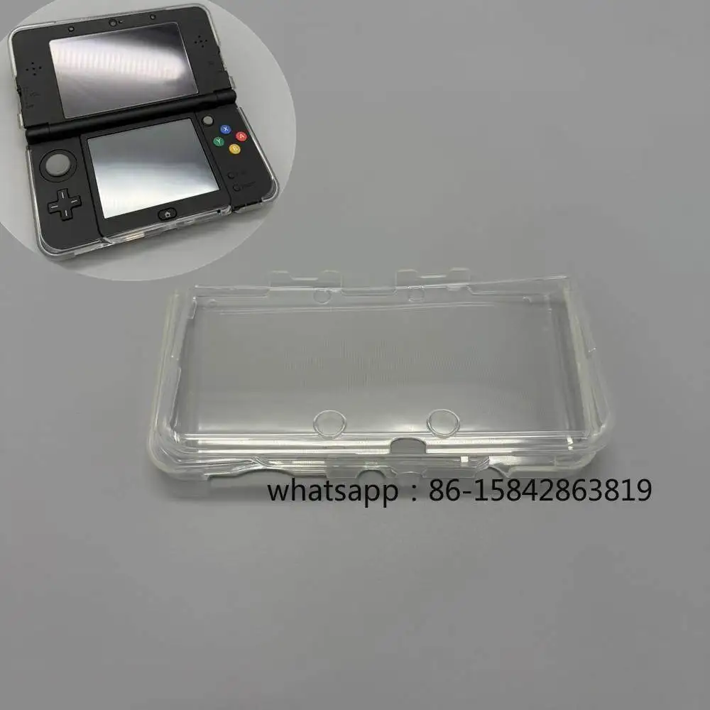 Transparent Crystal TPU Protective Case Full Cover Soft Shell For NEW 3DS
